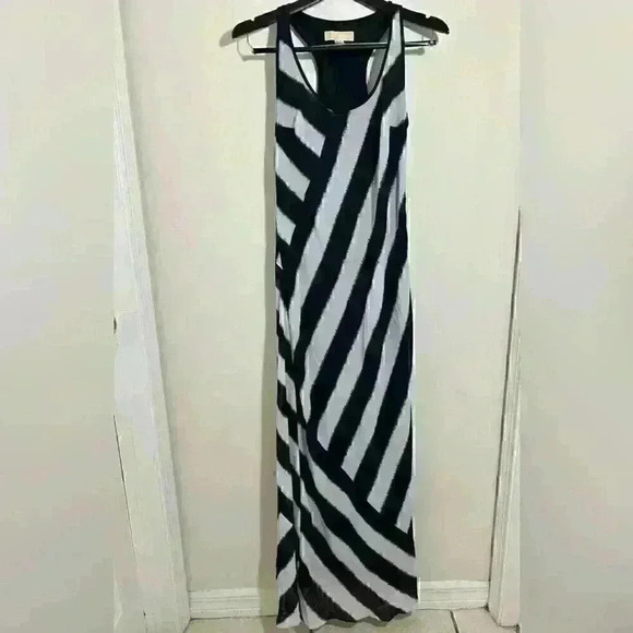 Michael Kors Maxi Dress Striped Sleeveless Casual Sundress Size XS - Picture 1 of 8